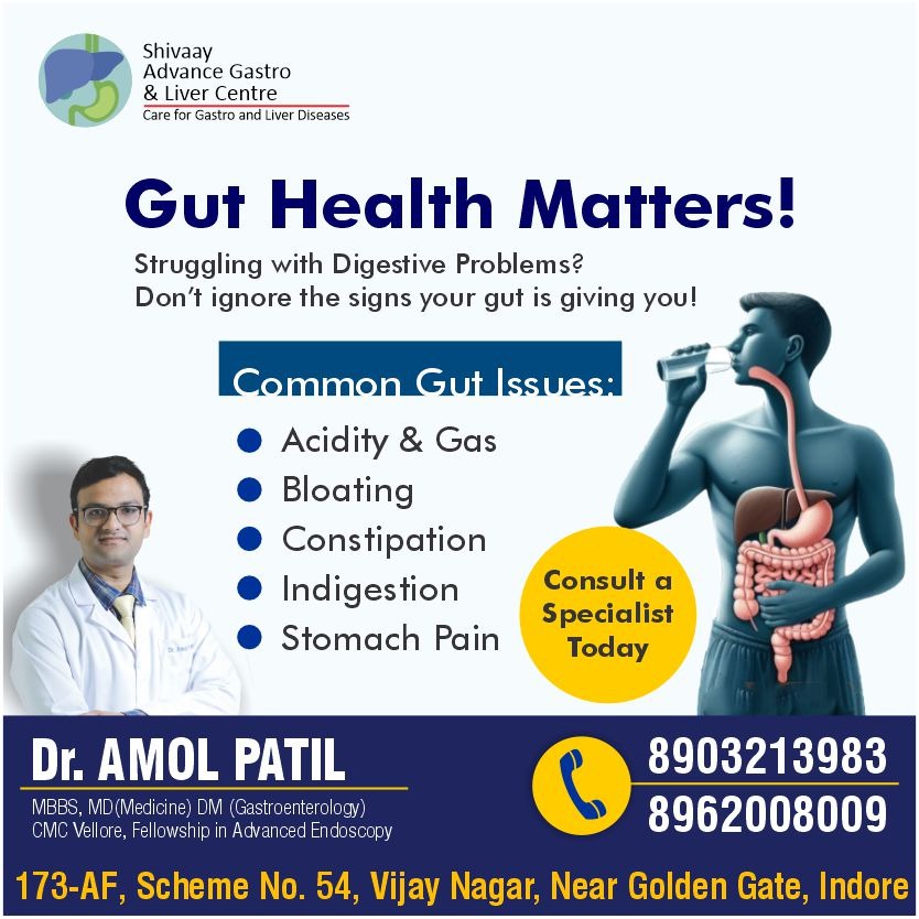 Best Doctor for Gut Health Care in Indore 