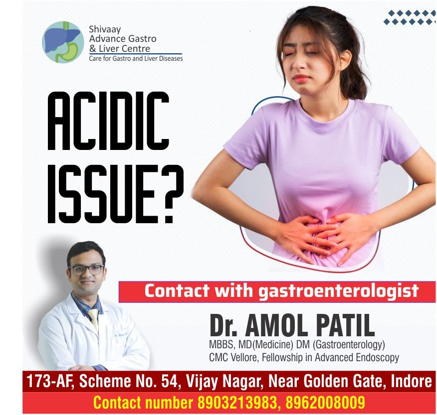 Best Gastroenterologist For Acidic Treatment in Indore