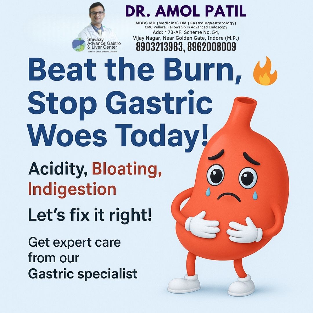 Best Doctor for Gastric Issues Near Vijay Nagar in Indore 