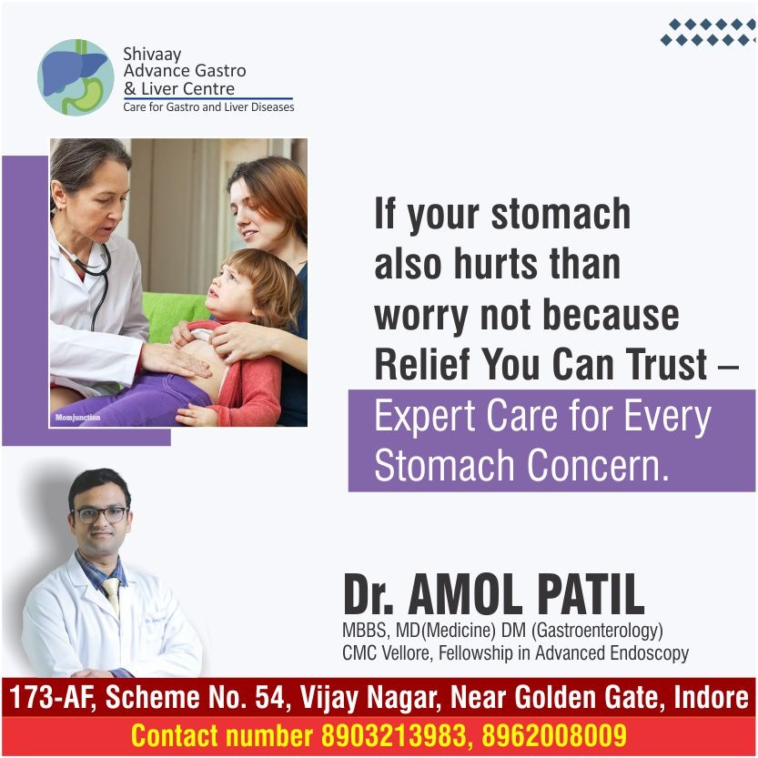 Best Doctor for Stomach Pain Treatment in Indore