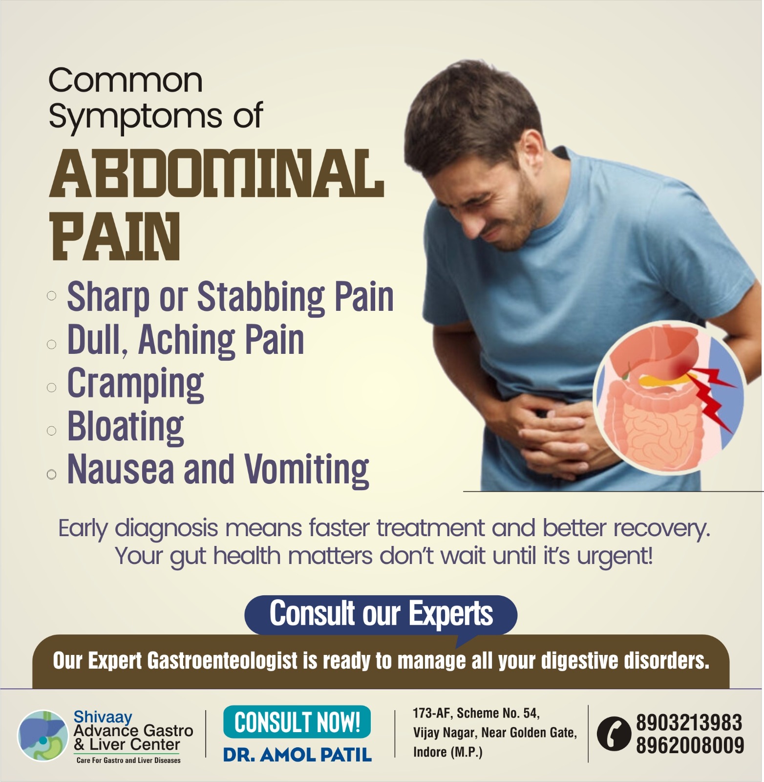 Best Doctor for Abdominal Pain in Indore