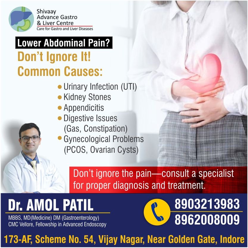 Doctor for Lower Abdominal Pain Treatment in Indore