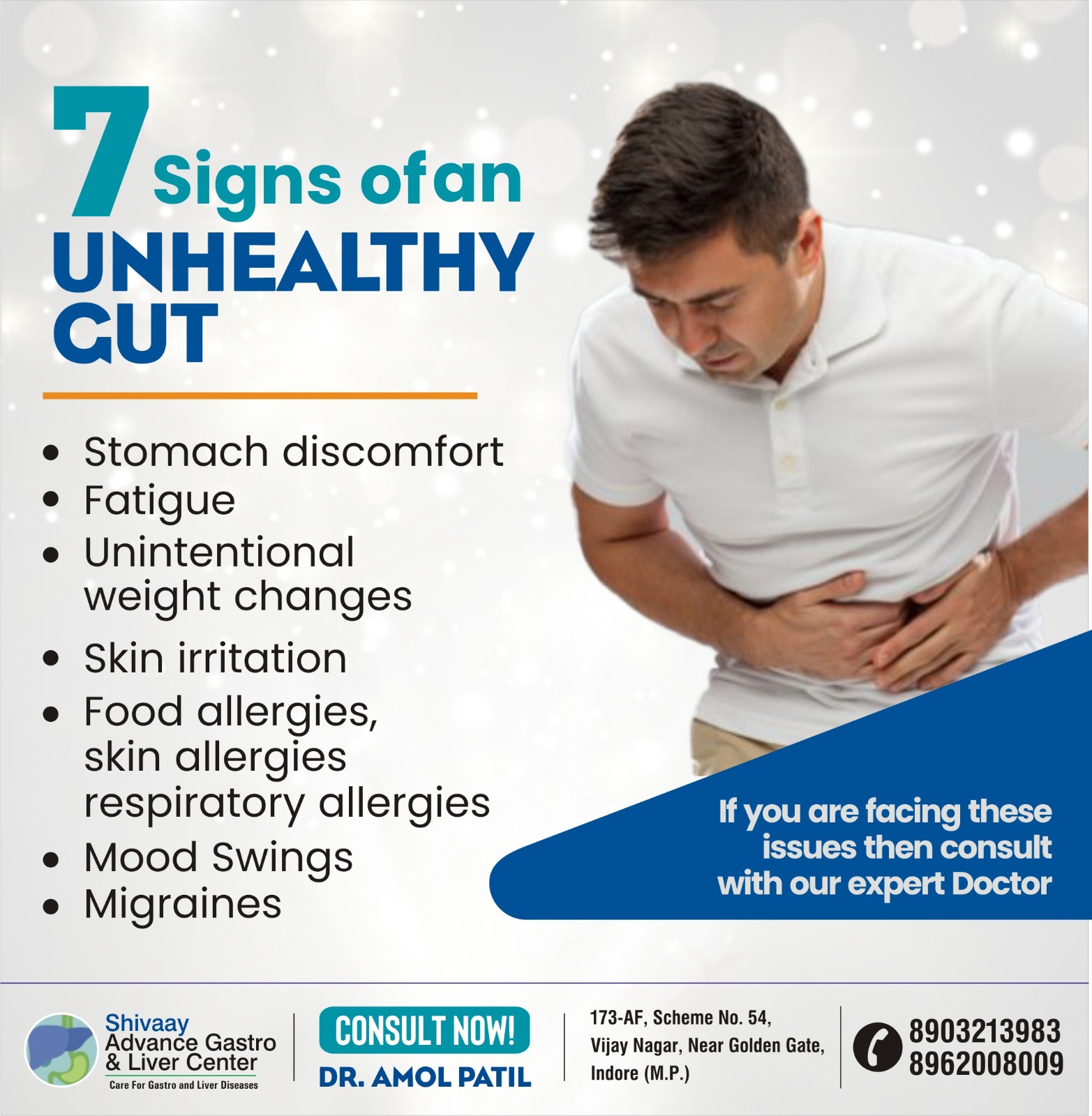 Best Doctor for Gut Problems in Indore 
